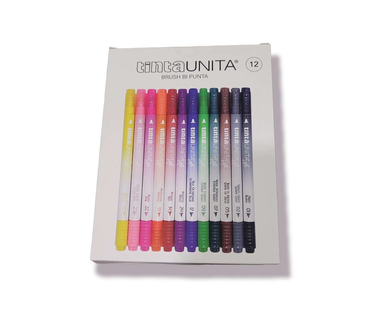 Pennarelli Brush Bi-Punta - Tinta Unita CF. DA 12