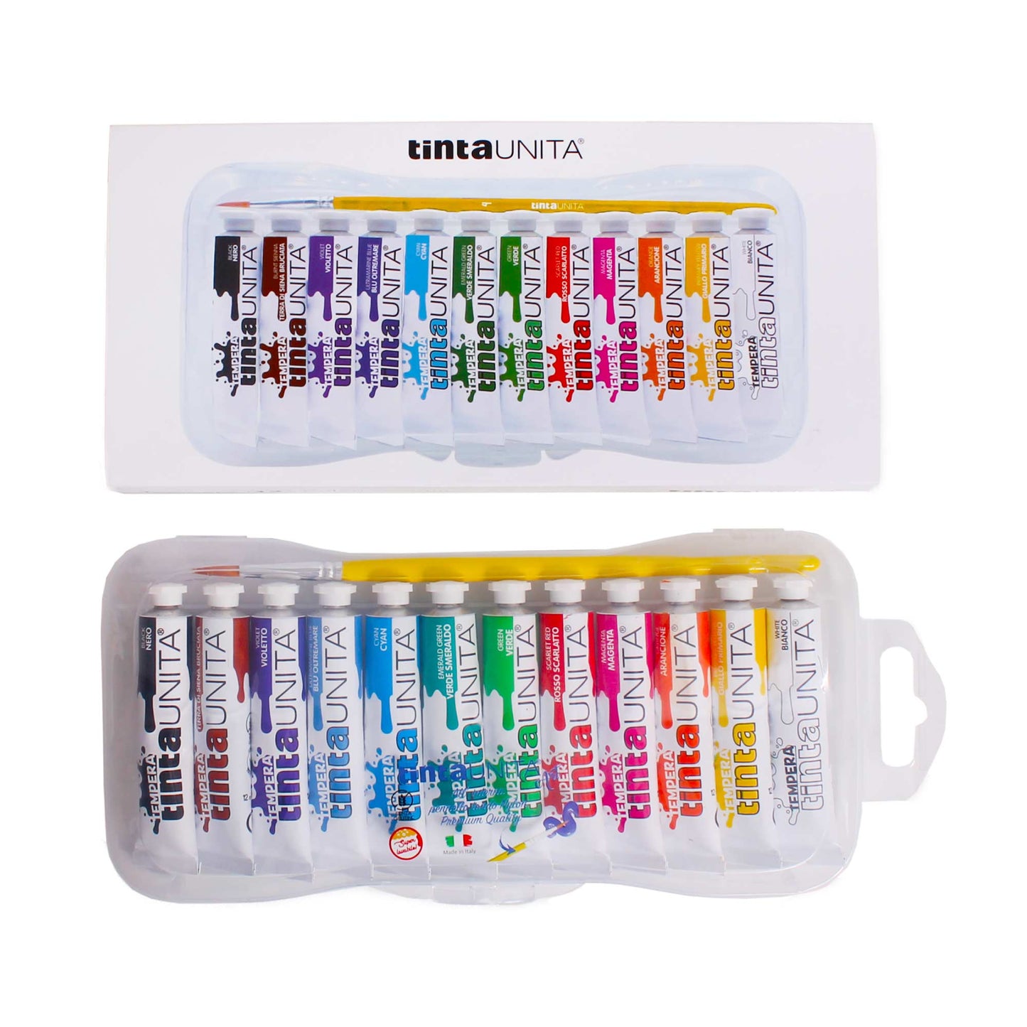 Tempera 12ml Scatola Da 12 - Tinta Unita