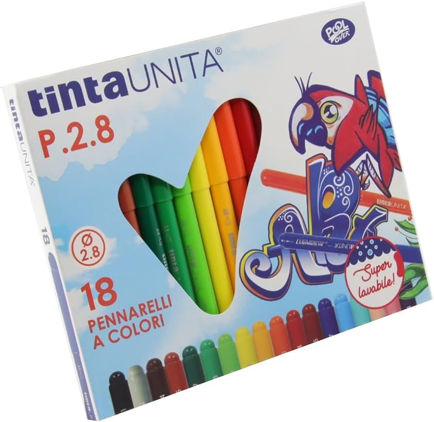 Pennarelli Punta 2.6 - Tinta Unita CF. DA 18