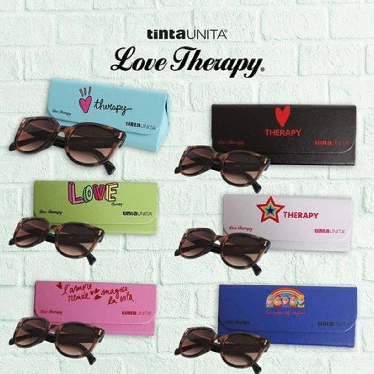 Portaocchiali Love Therapy - Tinta Unita
