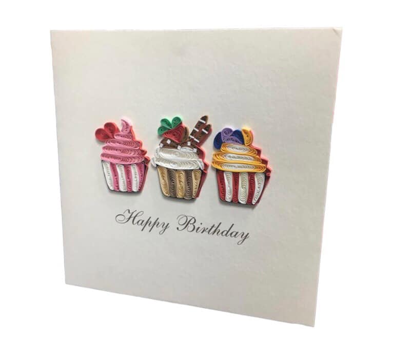 BIGLIETTO HAPPY BIRTHDAY - ORIGAMO