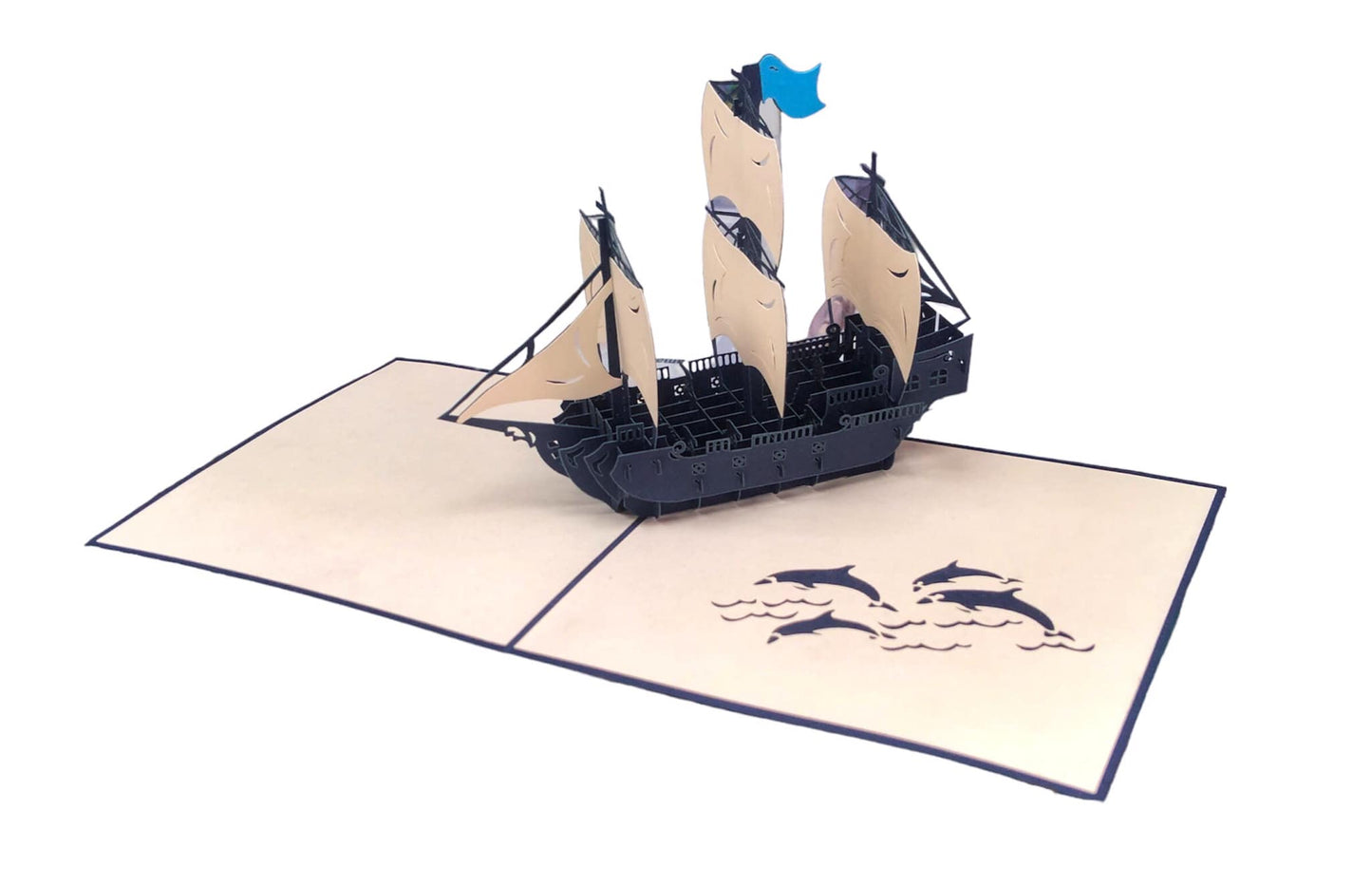 BIGLIETTO 50 ANNI GALEONE - ORIGAMO