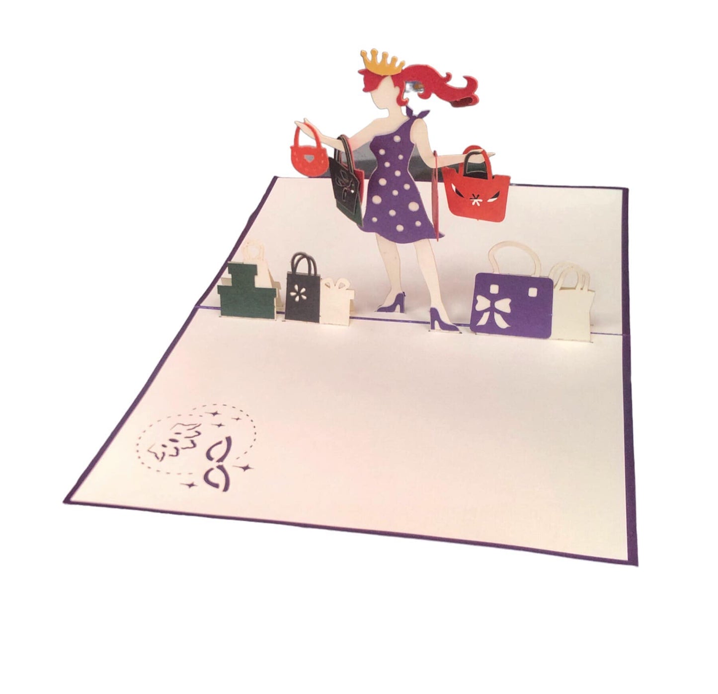 BIGLIETTO LOVE SHOPPING - ORIGAMO