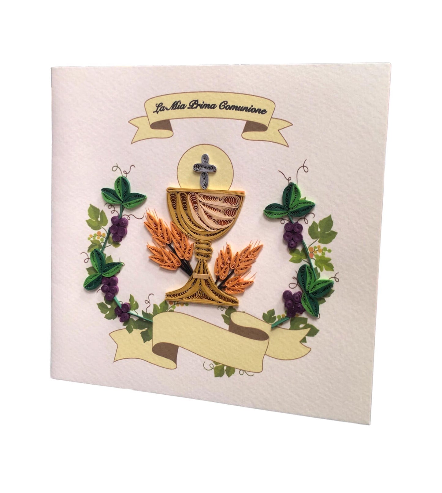 BIGLIETTO PRIMA COMUNIONE - ORIGAMO