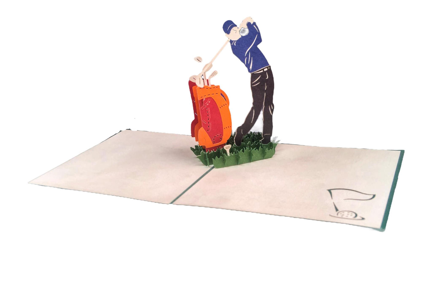 BIGLIETTO GOLF - ORIGAMO