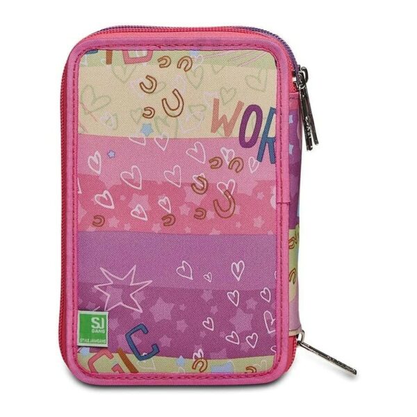 Astuccio 3 zip accessoriato Ever Rayly Girl - SJ Gang