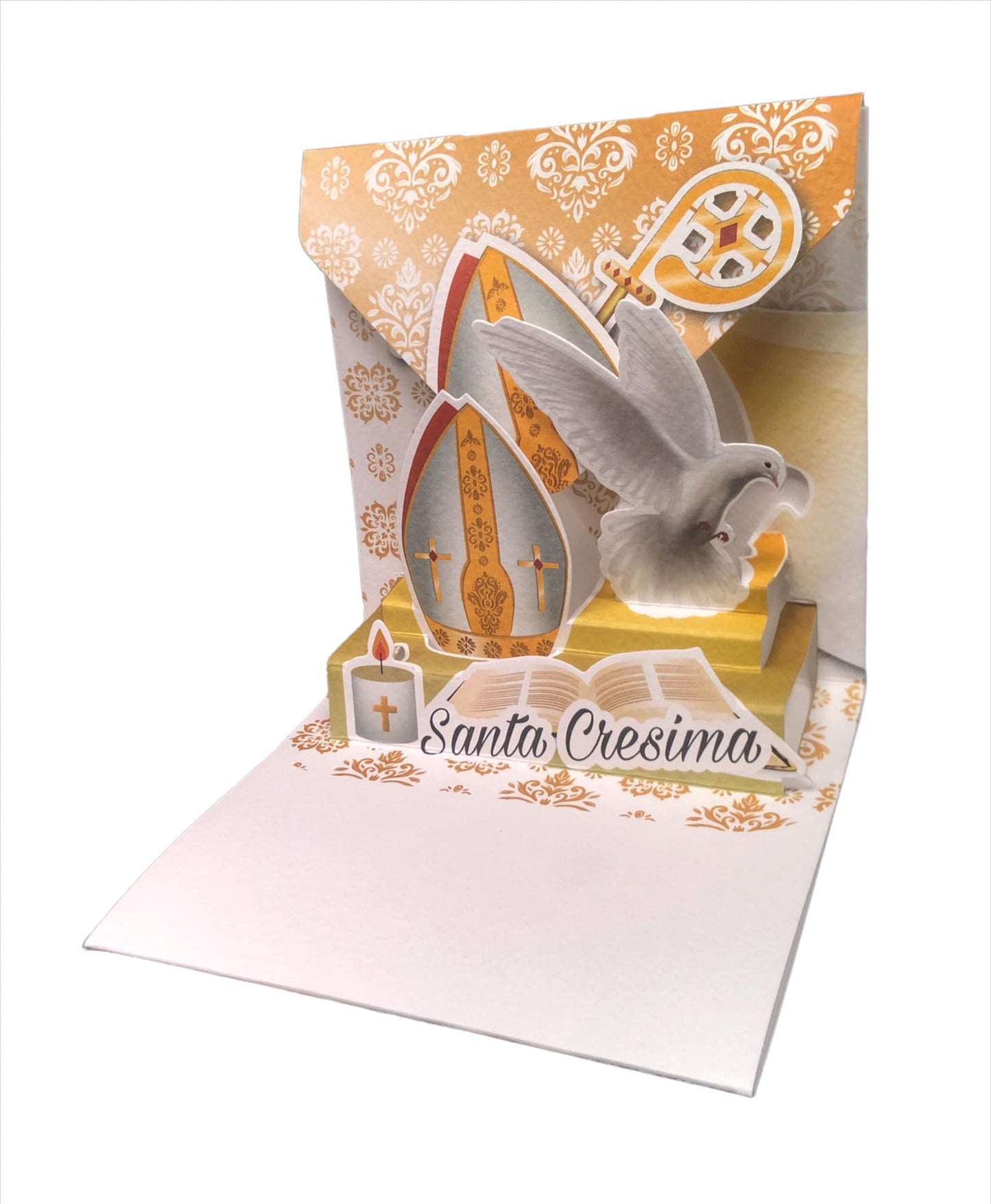 BIGLIETTO SANTA CRESIMA - ORIGAMO