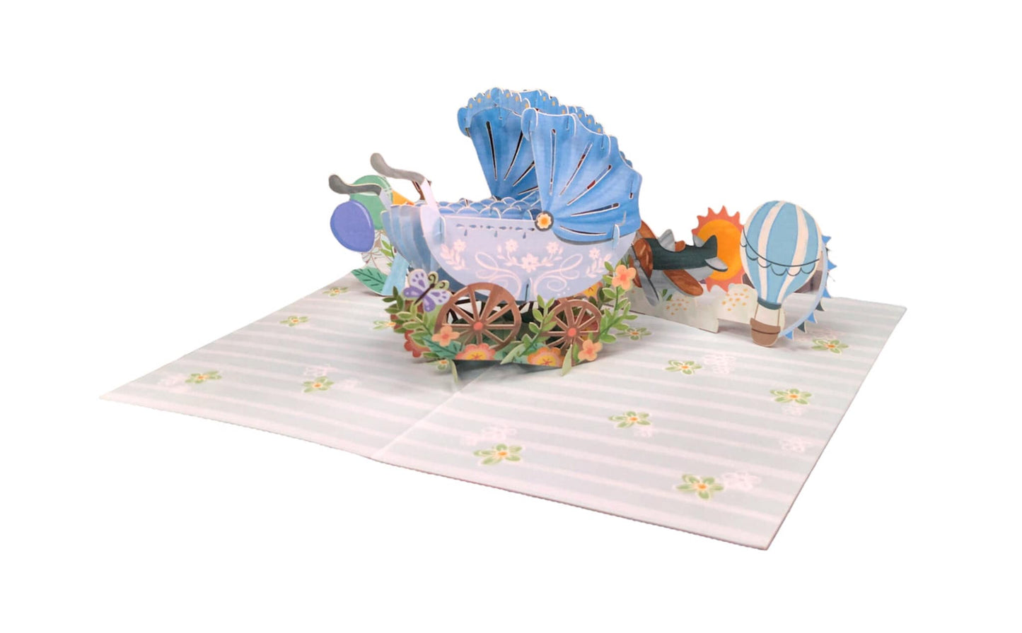 BIGLIETTO NASCITA BIMBO - ORIGAMO