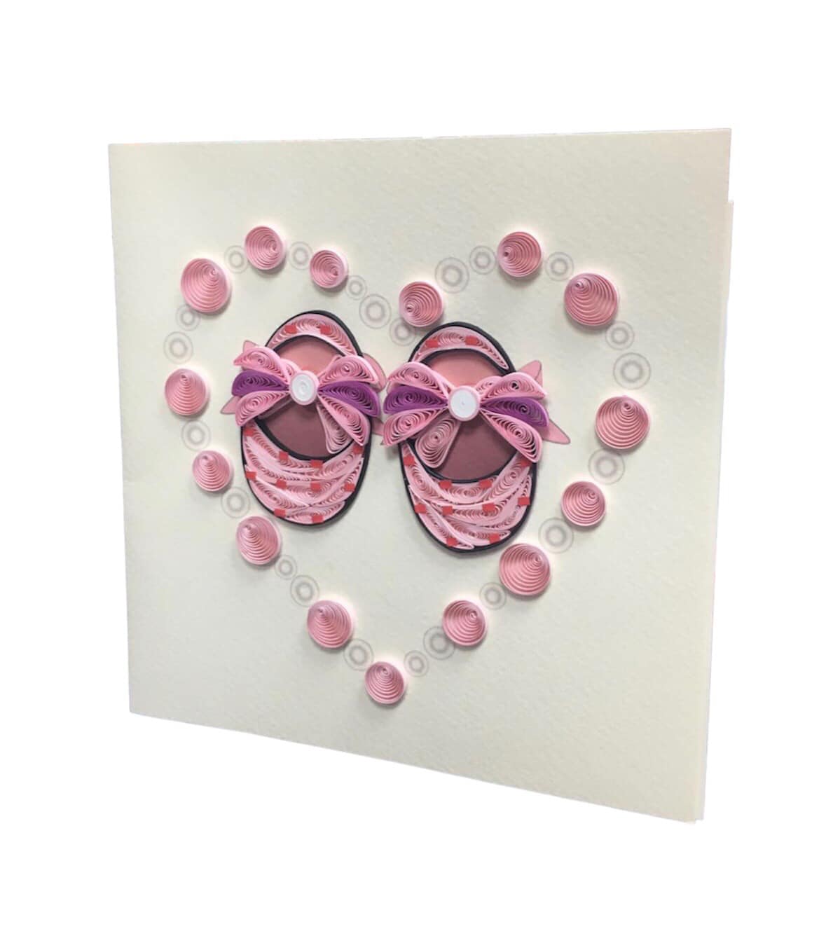 BIGLIETTO NASCITA BIMBA - ORIGAMO