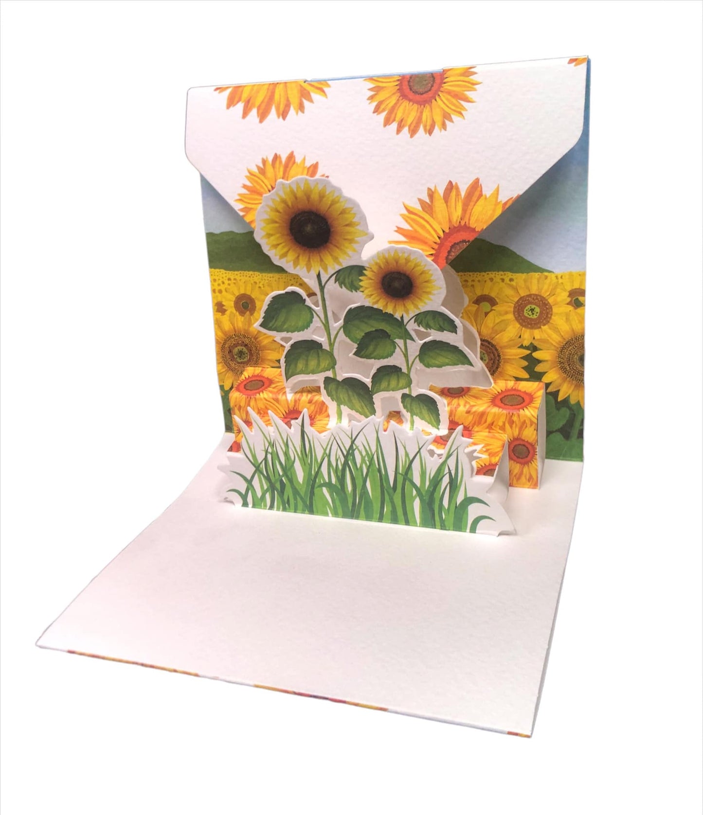 BIGLIETTO GIRASOLI - ORIGAMO