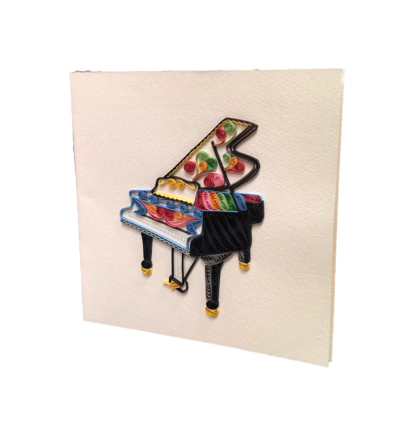 BIGLIETTO PIANOFORTE - ORIGAMO