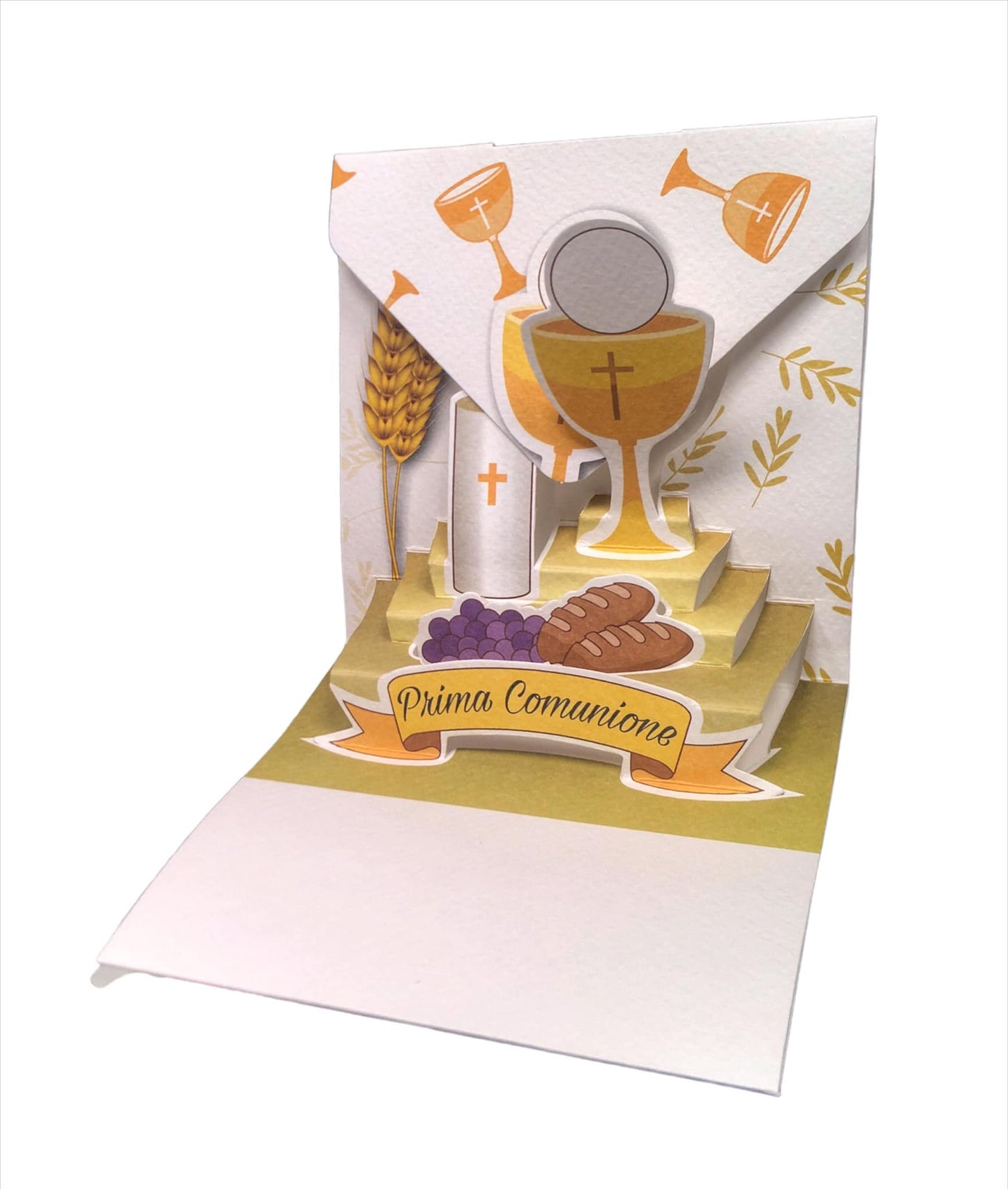 BIGLIETTO PRIMA COMUNIONE - ORIGAMO