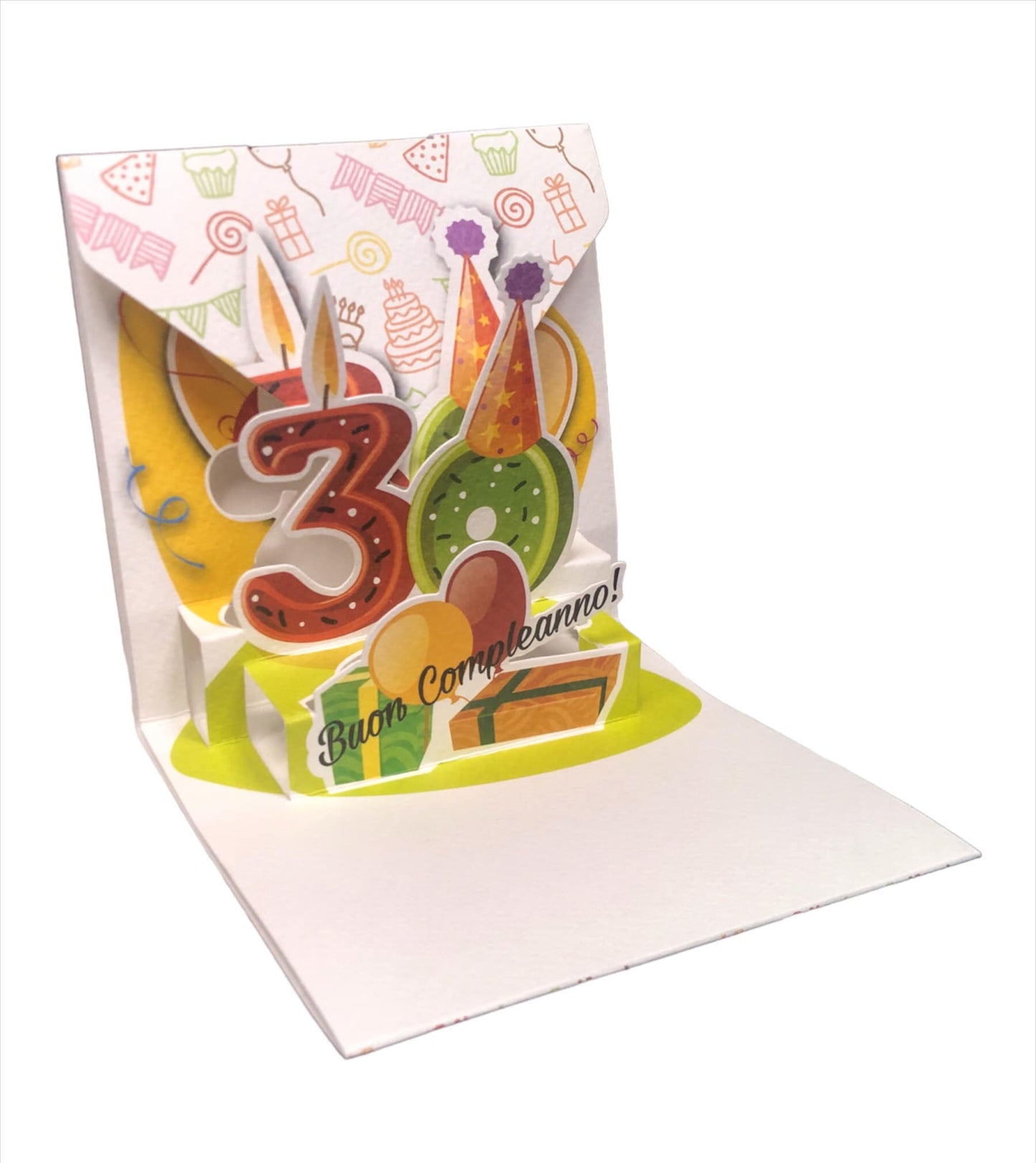 BIGLIETTO COMPLEANNO 30 - ORIGAMO