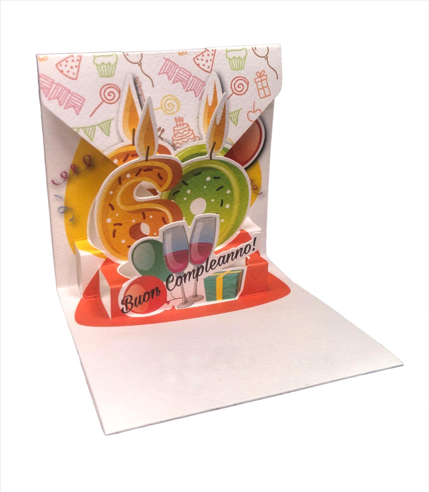 BIGLIETTO COMPLEANNO 60 - ORIGAMO