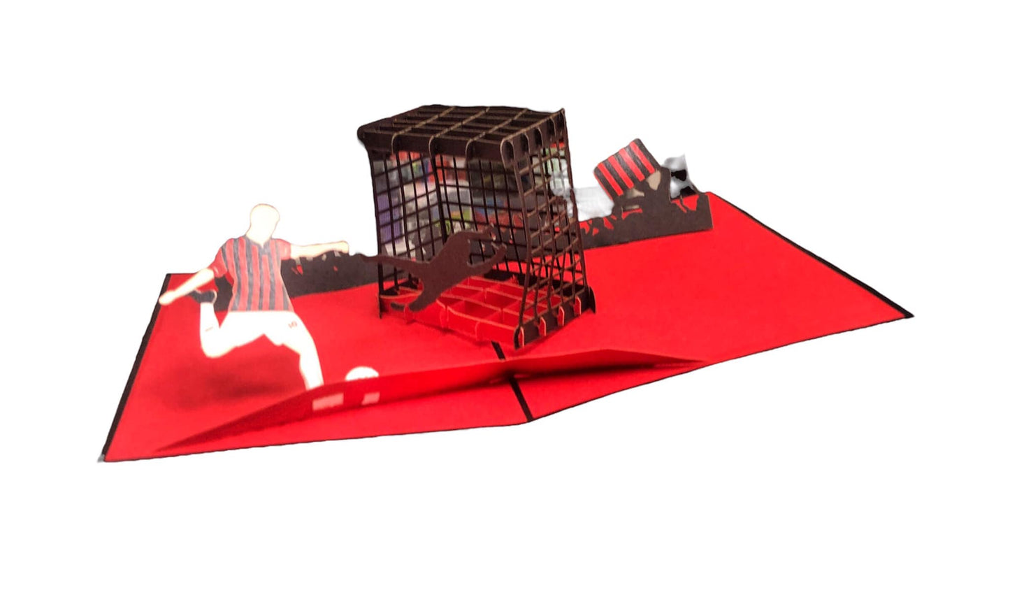 BIGLIETTO FOOTBALL MILAN - ORIGAMO