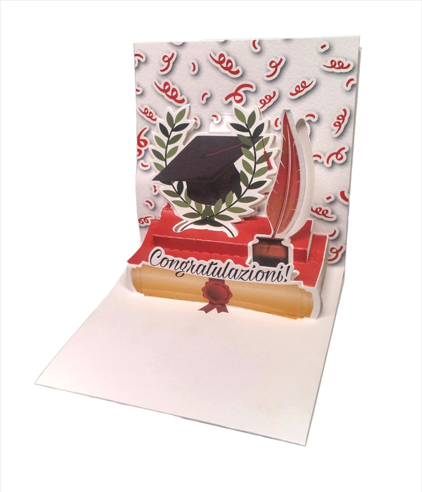 BIGLIETTO LAUREA TOCCO - ORIGAMO