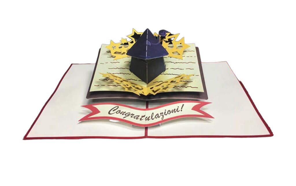 BIGLIETTO LAUREA - ORIGAMO