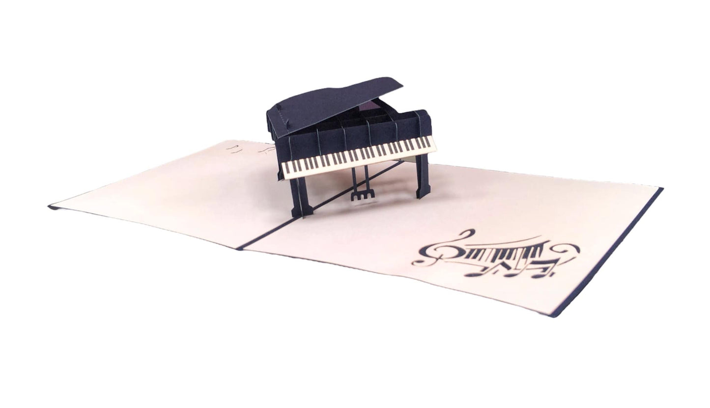 BIGLIETTO PIANOFORTE - ORIGAMO