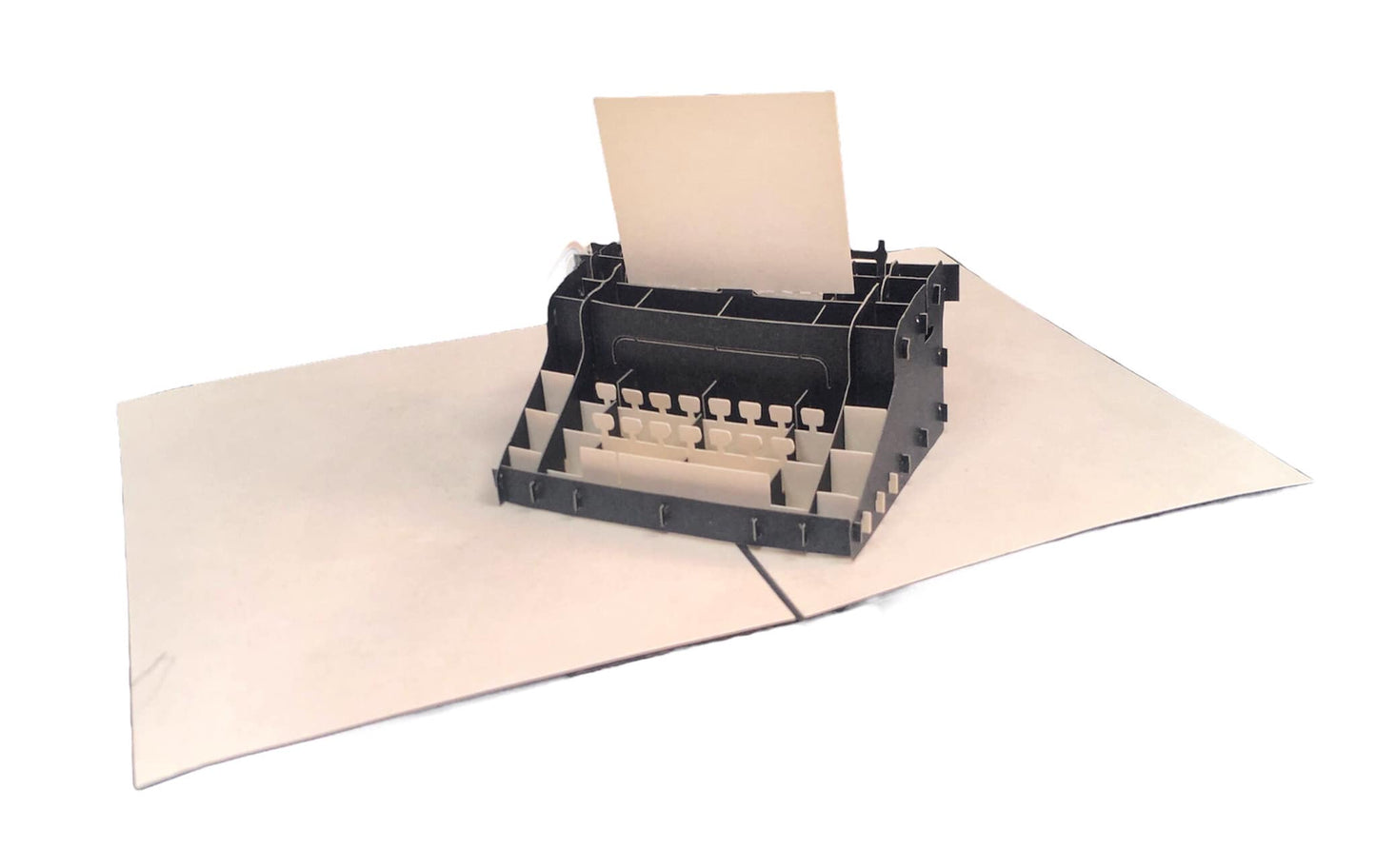 BIGLIETTO MACCHINA DA SCRIVERE - ORIGAMO