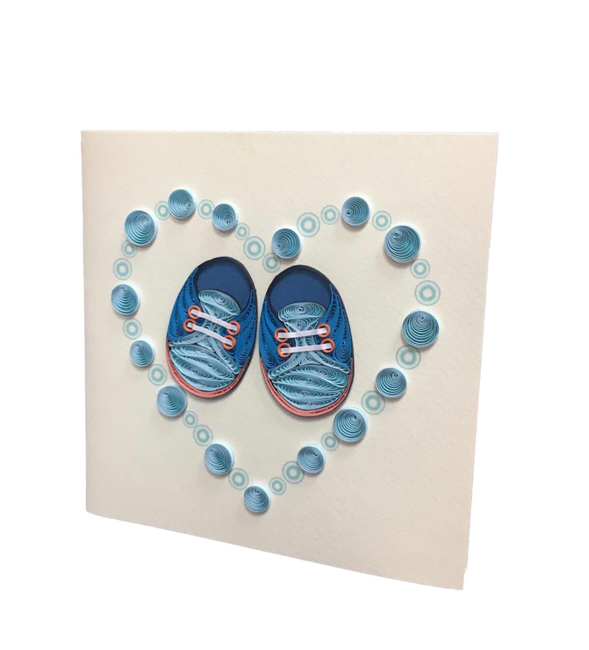 BIGLIETTO NASCITA BIMBO - ORIGAMO