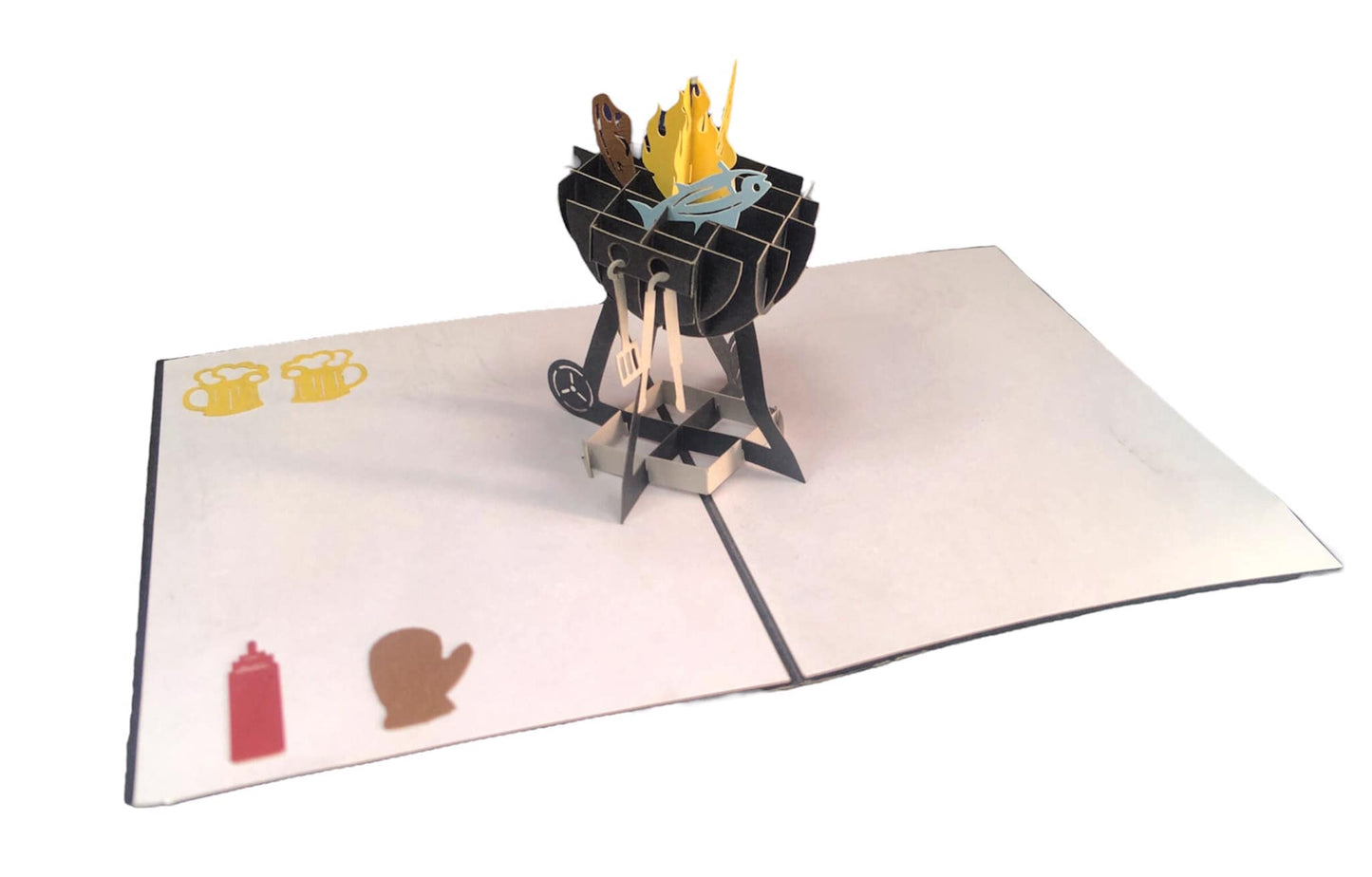 BIGLIETTO BARBECUE - ORIGAMO