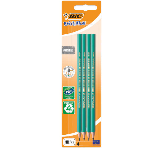 Blister 4 pz Matite HB - Bic Evolution