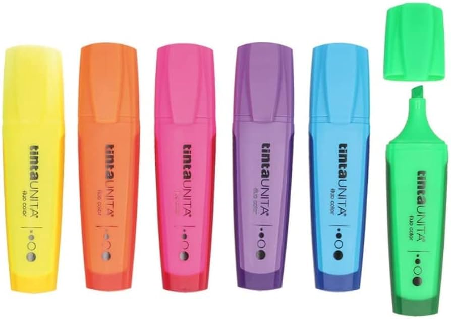 Evidenziatore Fluo - Tinta Unita