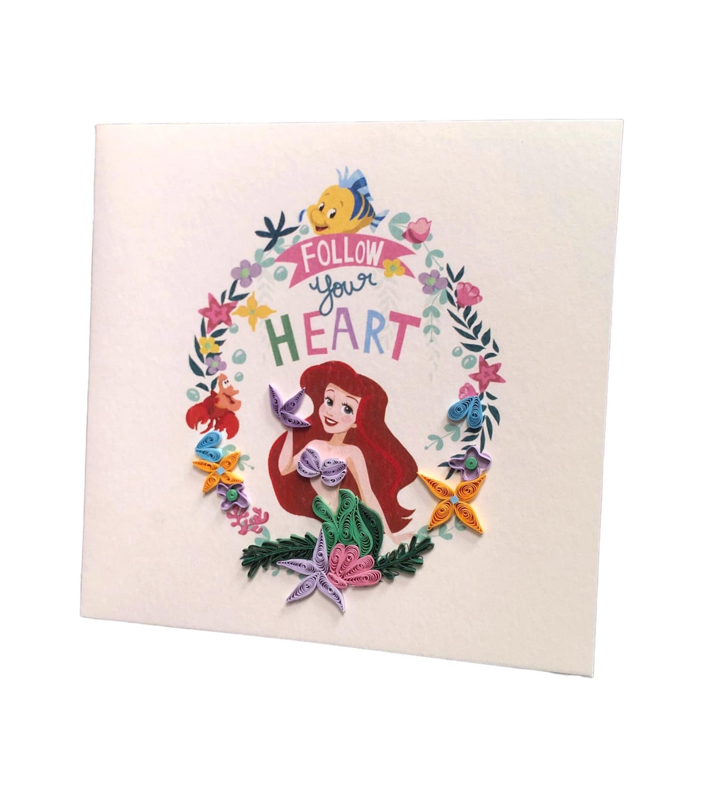 BIGLIETTO AUGURI ARIEL - ORIGAMO