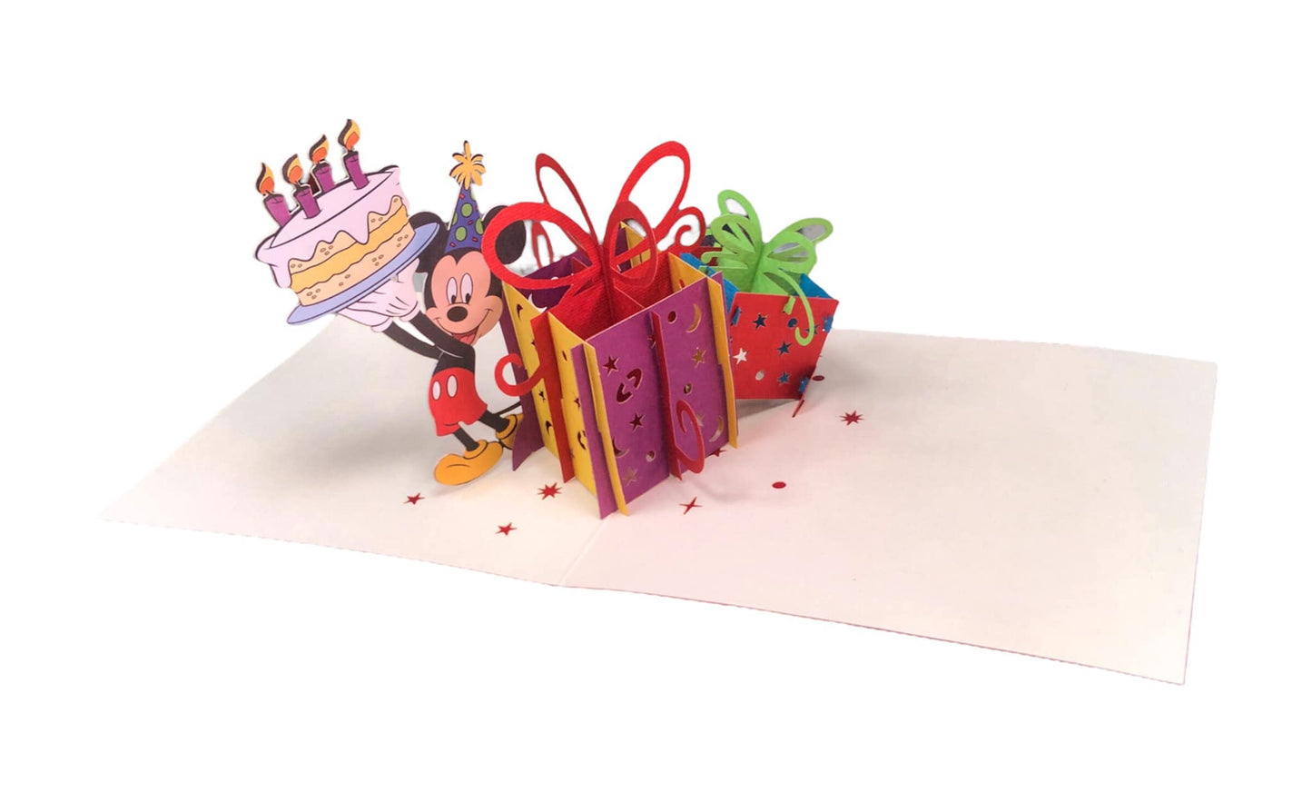 BIGLIETTO COMPLEANNO MICKEY MOUSE - ORIGAMO