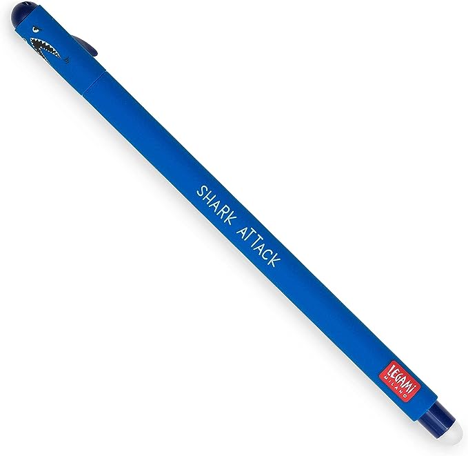 Penna gel cancellabile Shark - Legami