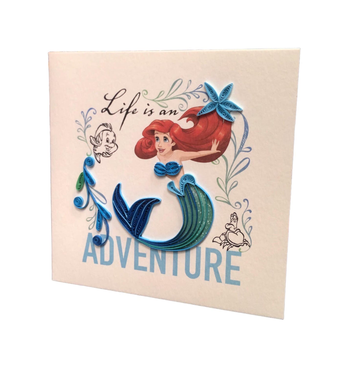 BIGLIETTO AUGURI ARIEL - ORIGAMO