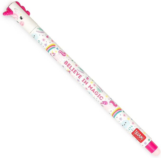 Penna gel cancellabile Pink Unicorn - Legami