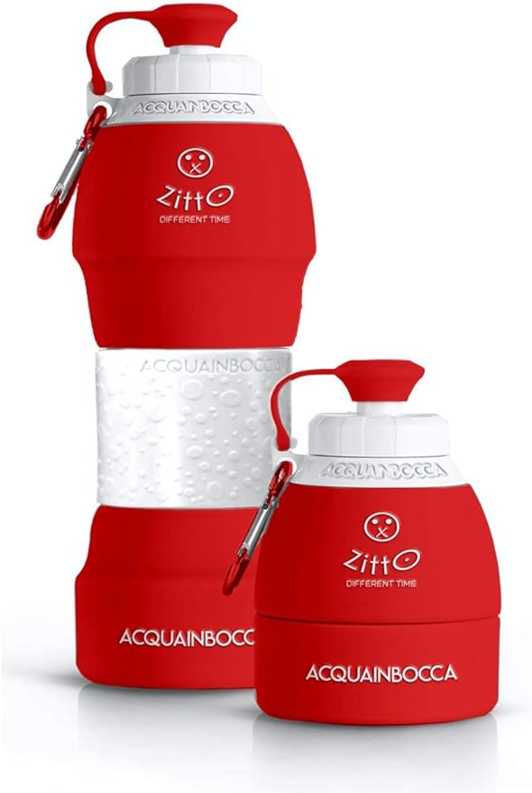 Borraccia "Acquainbocca" in silicone - Zitto