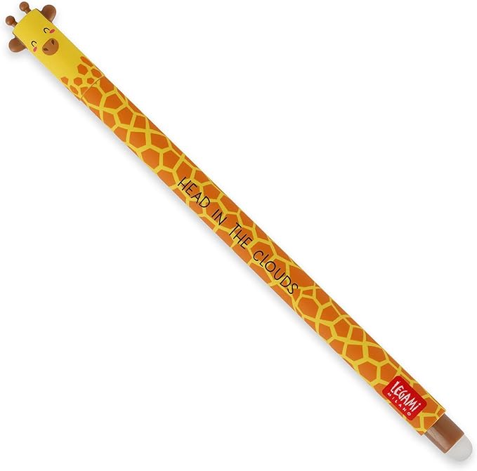 Penna gel cancellabile Giraffa - Legami