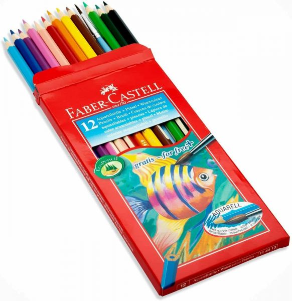 Pastelli Acquerellabili da 12 - Faber Castell