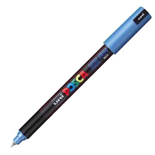 Marcatore Uni Posca Fine - Blu metal