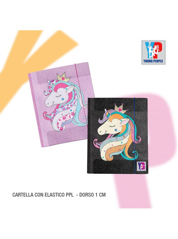 Carpetta con elastico Unicorno - Young People