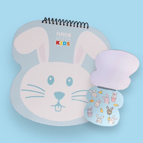 Album Colore + Pastelli - Tinta Unita Kids Bunny
