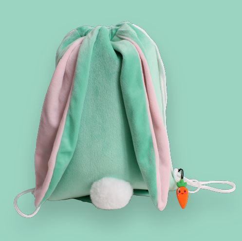 Sacca in ciniglia - Tinta Unita Kids Bunny