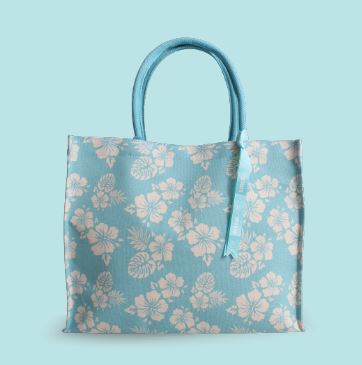 Shopping Bag in cotone - Tinta Unita Vintage