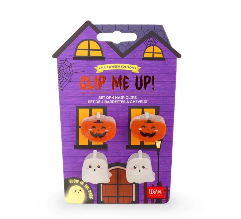 Set di 4 Mini Mollette per Capelli Halloween - Clip Me Up! - Halloween - Legami
