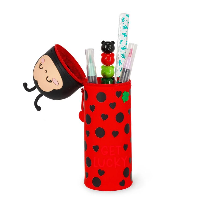 Astuccio 2-in-1 in Silicone Ladybug "Get Lucky" - Legami