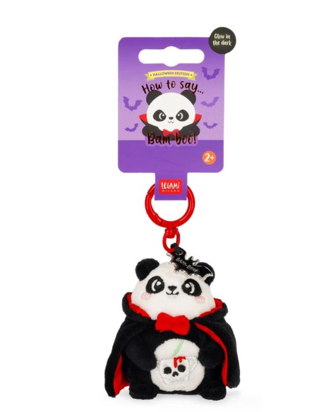 Portachiavi di Peluche Panda "Bam-Boo!" Halloween - Tiny Super Soft!