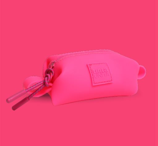 Mini Caramella Portatutto in silicone - Tinta Unita Fluo
