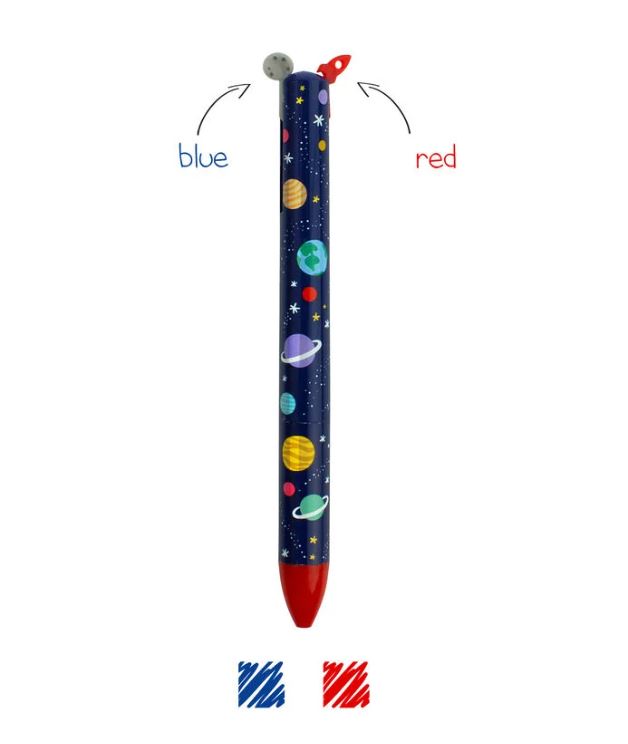 Penna a Due Colori Space - Click&Clack - Legami