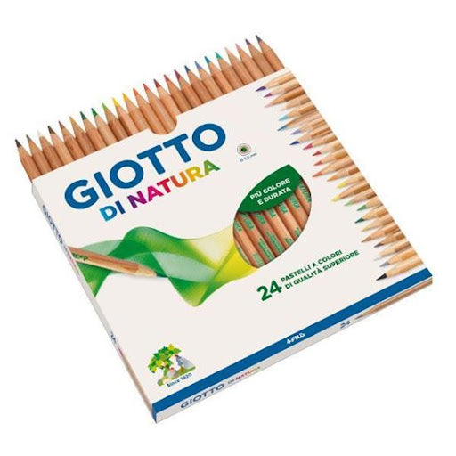Pastelli in legno da 24 - Giotto DI NATURA