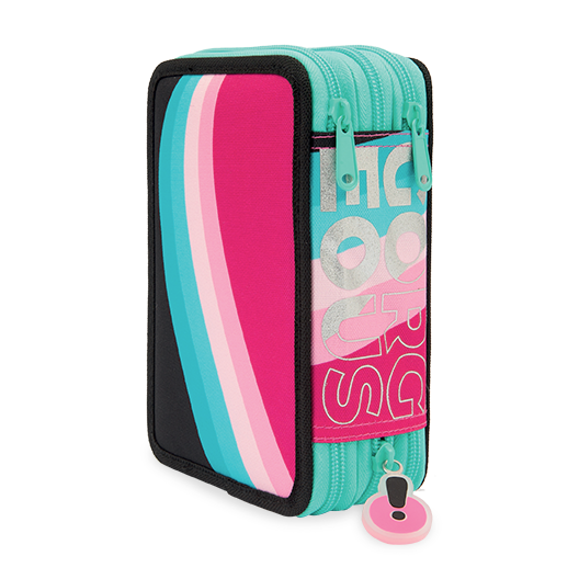 Astuccio 3 zip accessoriato Princess - Go Pop