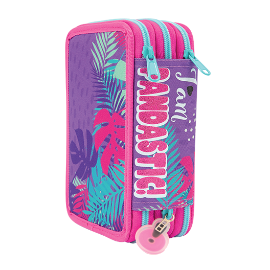Astuccio 3 zip accessoriato Panda - Go Pop