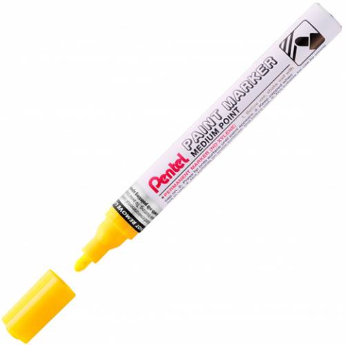 Marcatore Vernice Pentel Paint Marker M 2.5mm - Giallo
