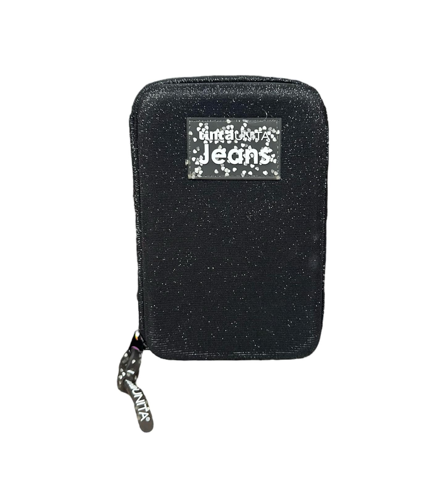 Astuccio One Time accessoriato - Tinta Unita Jeans